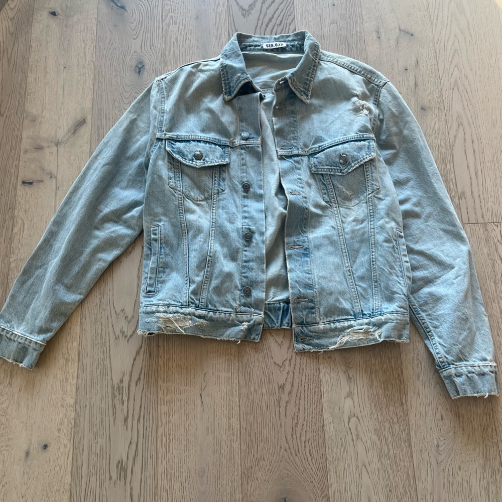 SER.O.YA Light Blue Denim Jacket